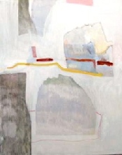 Paysage blanc - huile sur toile - 81 x 65 - 2009